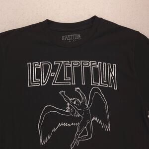 Led Zeppelin Band Graphic Short Sleeve T Shirt Adult Mens Size Medium M Black